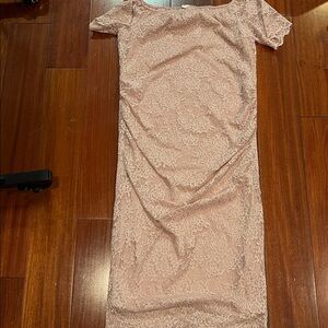 Floral Pink Maternity Large  Women's Dress preloved